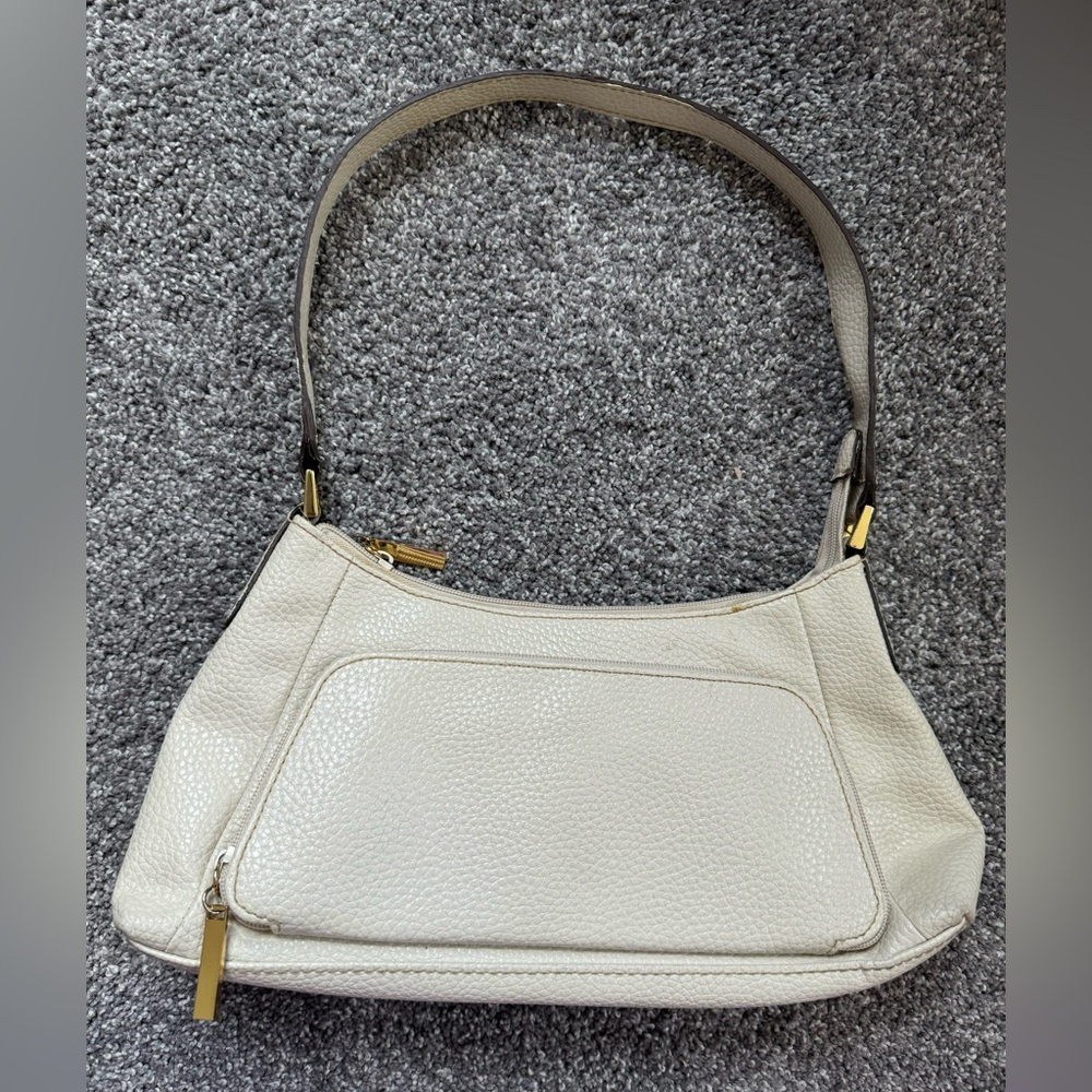 Liz Claiborne Villager Purse Y2K beige neutral